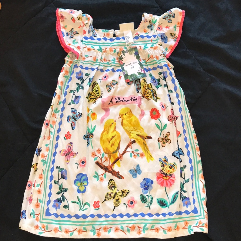 H&M girl dress size 5-6 new with tag!